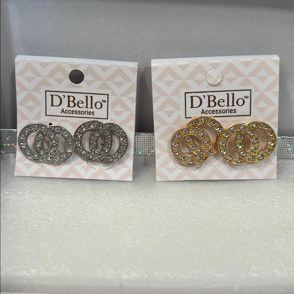 Fashion Gold Or Silver Circle Posts 10$